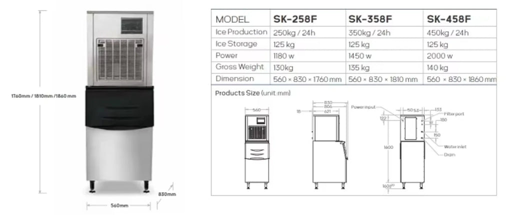 Customized Factory Commercial Ice Making Machine for Business