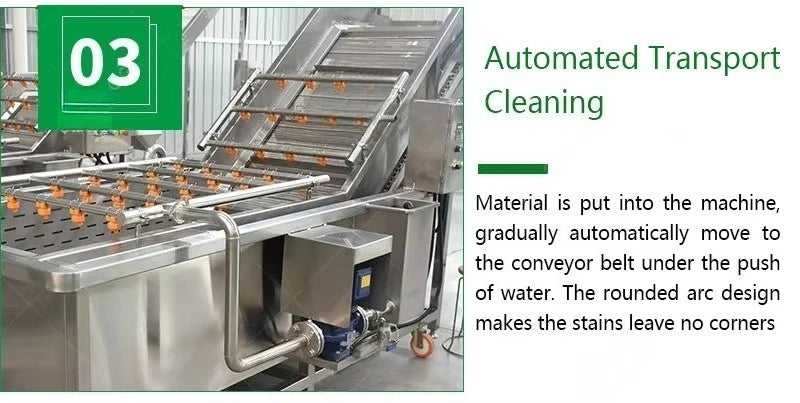 Customized Ozone Air Bubble Washing Machine Commercial Fruit Vegetable Cleaner High Efficiency Pesticide Removal Large Capacity
