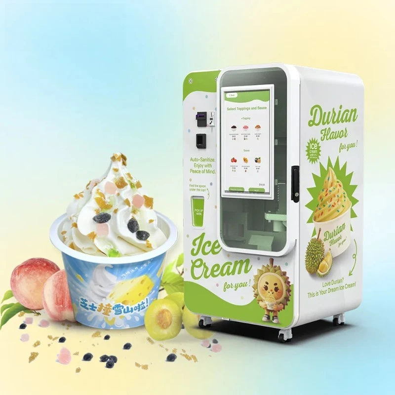 Customized Checkout Ice Cream Vending Machine Professional Commercial Use High Profit Easy Clean Reliable Quality Top Grade