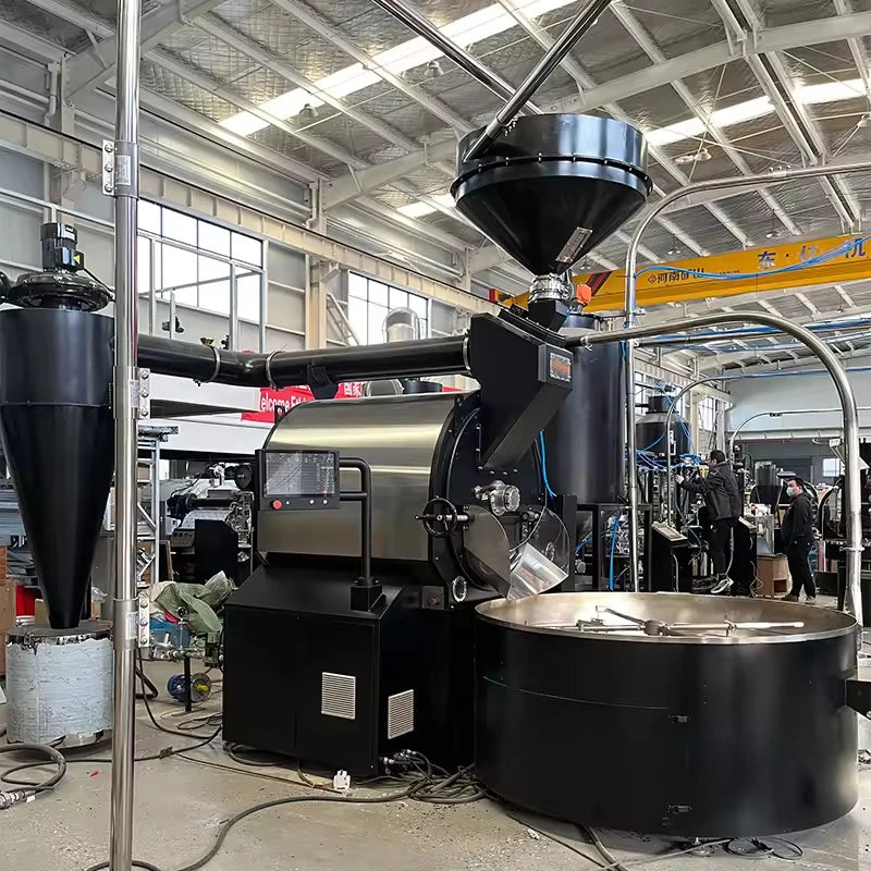 60kg Commercial Coffee Roaster High Speed Cooling Function FL Model Customized For Specialty Coffee Bean Processing Factory