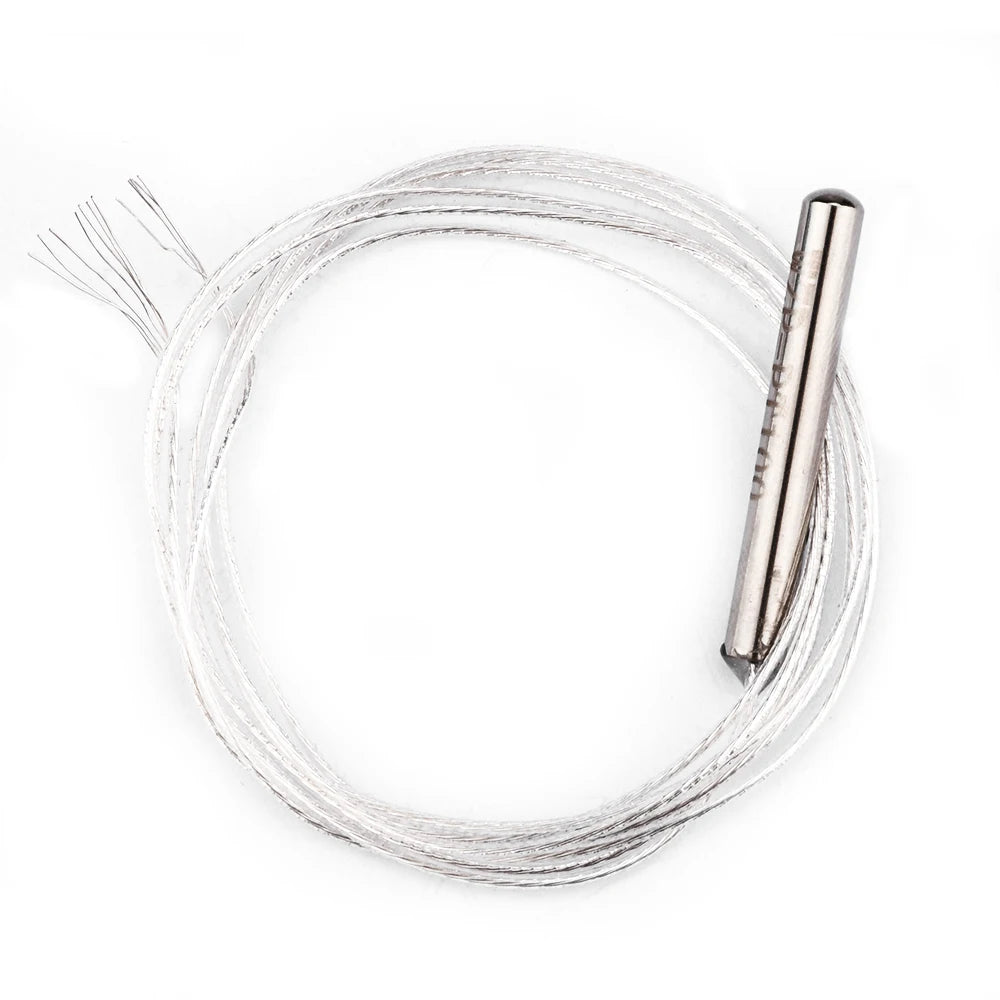 1/5x PT100 Temperature Sensor WZP-PT100 Platinum RTD Sensor Waterproof Temperature Sensing Probe for PID Temperature Controller
