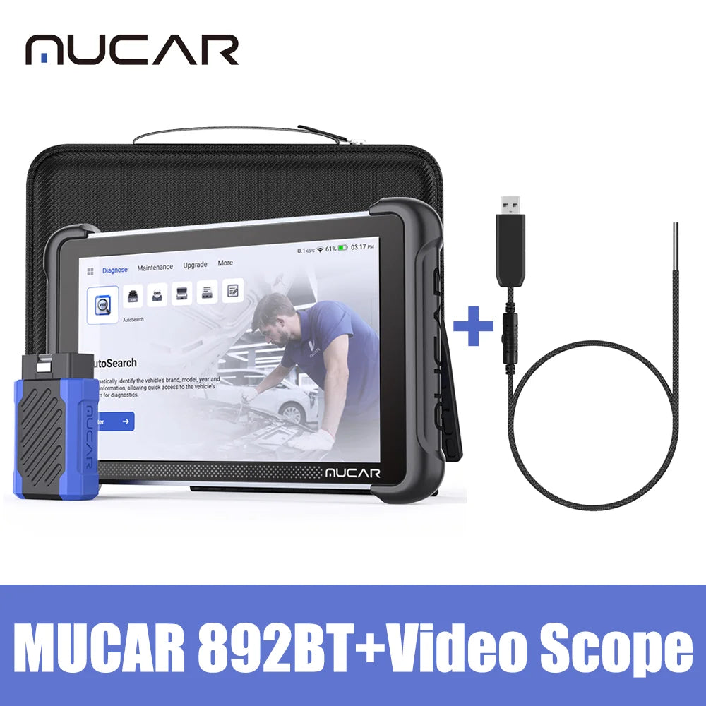 MUCAR 892BT AI-Assisted Bi-Directional Scan Tool Full System OBD2 Scanner Diagnostic Tool ECU Coding 35 Services With CANFD DOIP