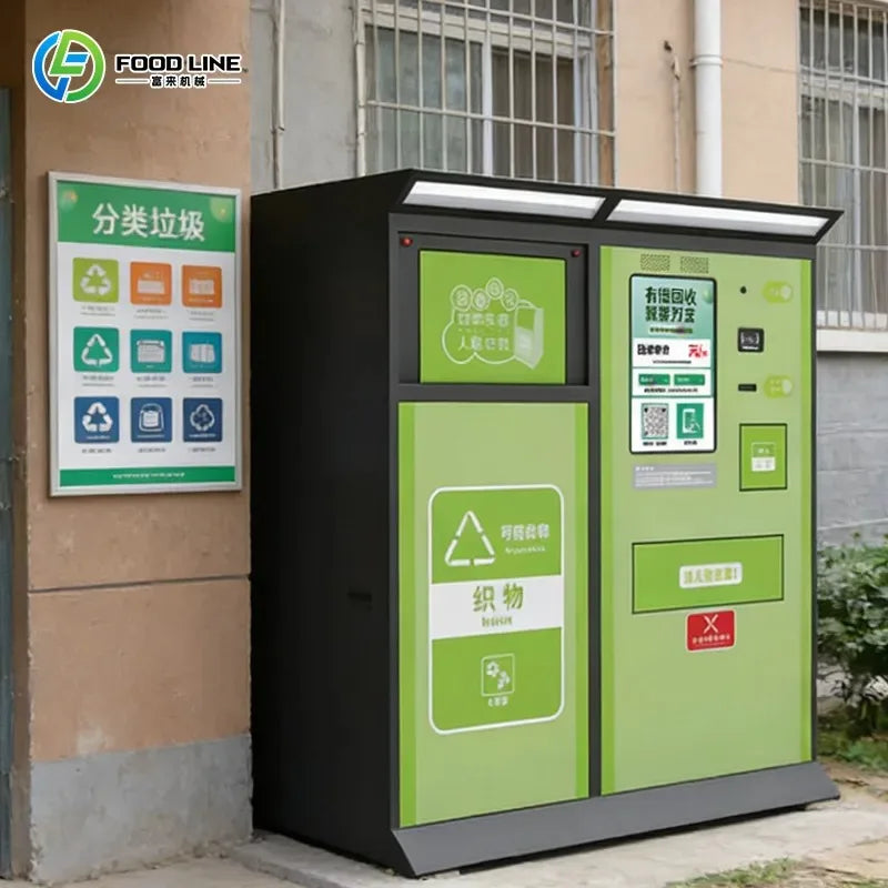 Custom Commercial Weatherproof Automated Waste Collection Reverse Vending Machine
