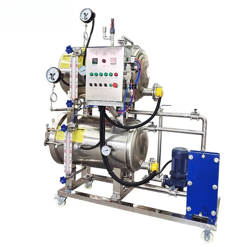 Professional Grade High Temp Sterilizer Commercial Pressure Retort for Food Preservation
