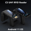 6 Inch Rugged Android PDA Barcode Scanner UHF Rfid Reader Antenna Mobile Industrial Handheld Terminal with Fingerprint Reader