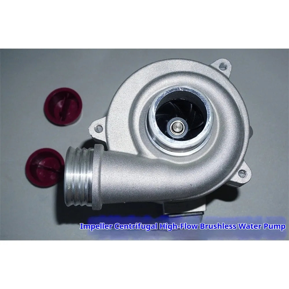 12V 250W High Flow Brushless Centrifugal Water Pump Built-in Driver Auto Cooling Circulation Pump PWM Speed Control Water Pump