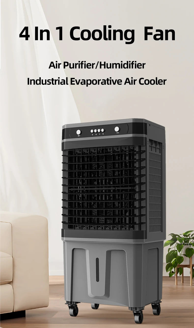 35L Industrial Water-Cooled Fan - Energy Saving Workshop Air Conditioner (Large Capacity Cooling System, Mechanical Control）
