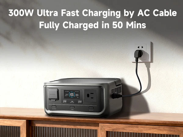 Outdoor Energy Storage LiFePO4 Power Station 140W PD Fast Charging UPS Battery For Home Emergency Camping Travel