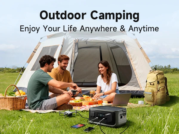 Outdoor Energy Storage LiFePO4 Power Station 140W PD Fast Charging UPS Battery For Home Emergency Camping Travel