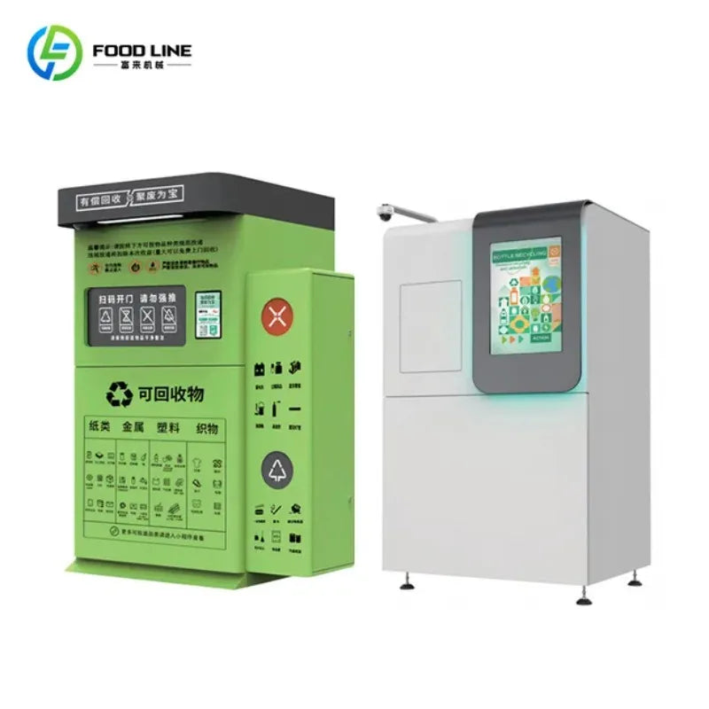 Custom Commercial Weatherproof Automated Waste Collection Reverse Vending Machine