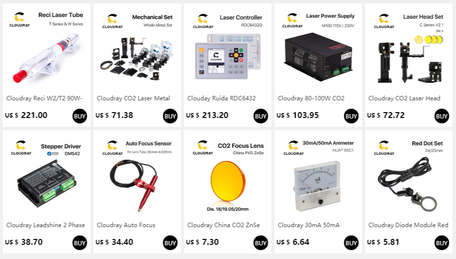 Cloudray Ruida RDC6585G Laser Controller 8 Axes Motion Control for Co2 Laser Engraving and Cutting Machine Controller System