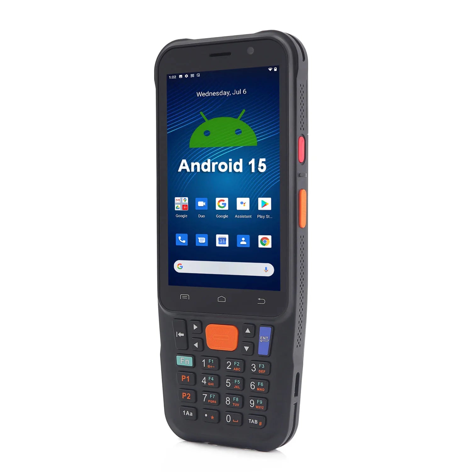Android 15 2D Barcode Scanner MTK6769 5050mAh Battery Handheld Scanner 4GB+64GB Rugged PDA Handheld Computer 4G