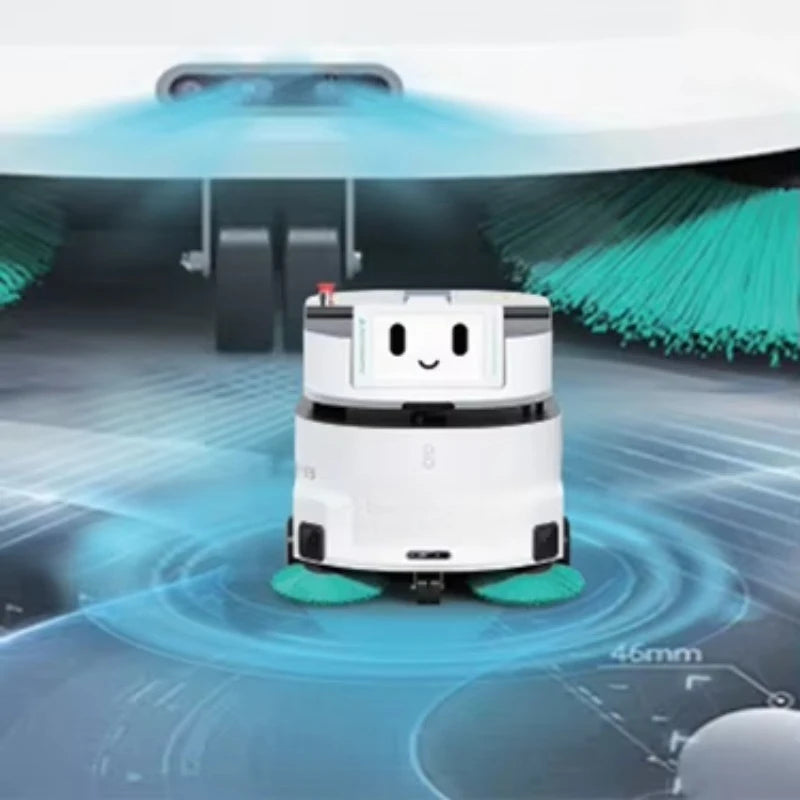 Customized Intelligent Eco-Friendly Dry Cleaning Robot Commercial Waterless Floor Dusting Automated High-efficiency Unit