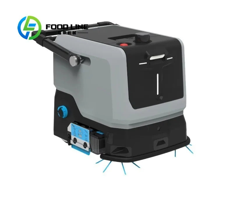 Intelligent Unmanned Scrubbing Robot with HEPA Filter & Replaceable Brushes 3-in-1 Cleaning App-Controlled for Commercial Floors