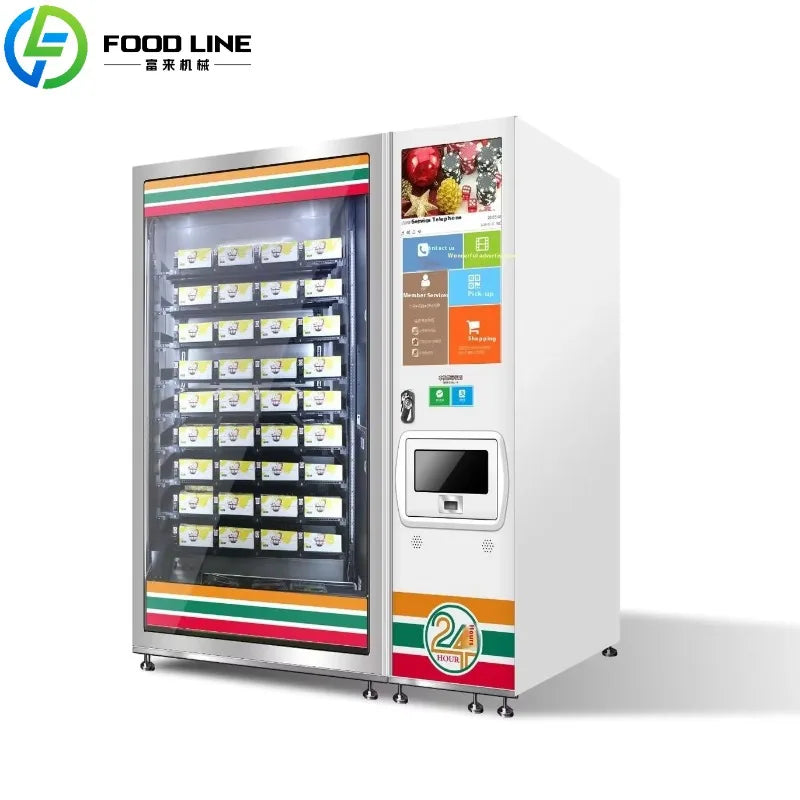 Custom Commercial Hot Food Automat Fully Automated For Business Efficient Hot Meal Dispenser With User Centric Design Interface