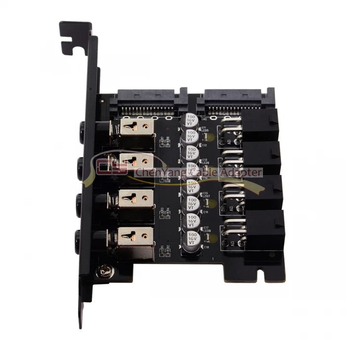 Hard Disk 4 Ports Control System Intelligent Control Management System HDD SSD Power Switch with PCI Bracket