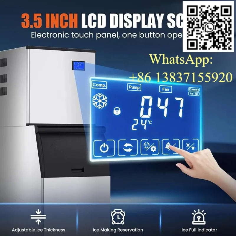 Custom Ice Making Commercial Machine Industrial Ice Cube Maker High Output Ice Cube Making Equipment