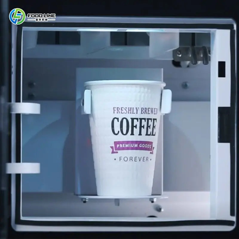 Fully Automatic Commercial Use Fresh Ground Coffee Vending Machine