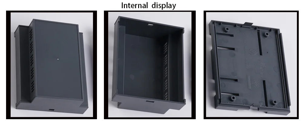 New Arrival ABS Smart Home Plastic Controller Enclosure PLC Electronics Plastic Sensor Enclosure Din rail box 105.6*86.81*48.4mm