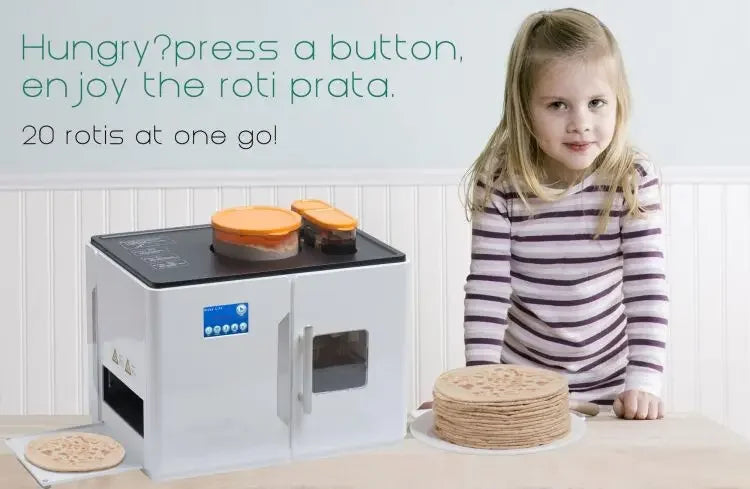 Automatic Roti Robot Machine, Electric Food Processor for Chapati, Tortilla and Rotti