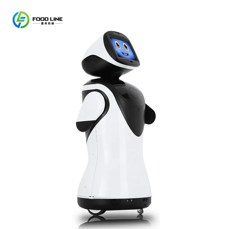 Customized Intelligent AI Interactive Communication Commercial Reception Robot with Dancing Greeting for Promotion