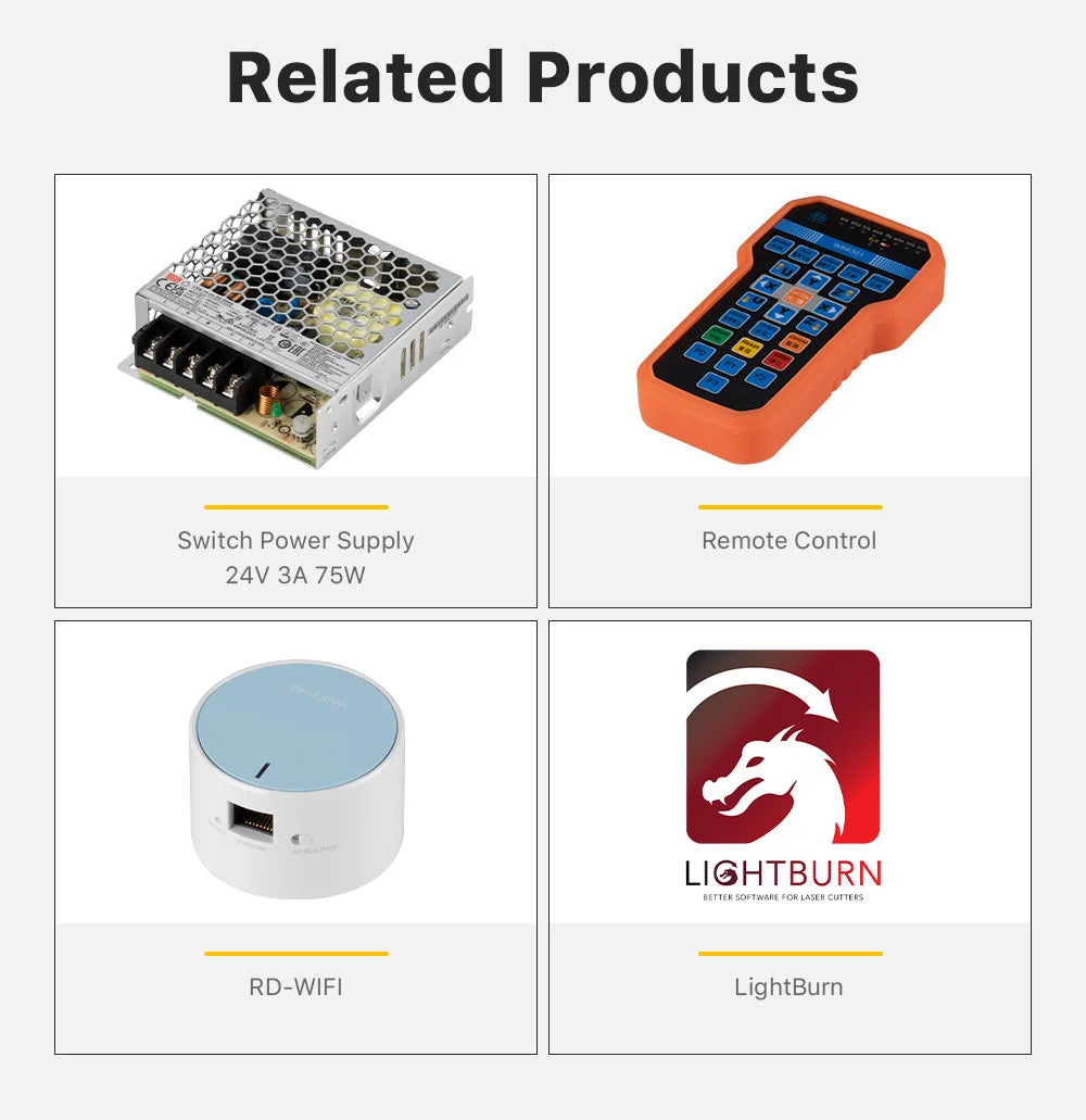 Cloudray Ruida RDC6585G Laser Controller 8 Axes Motion Control for Co2 Laser Engraving and Cutting Machine Controller System