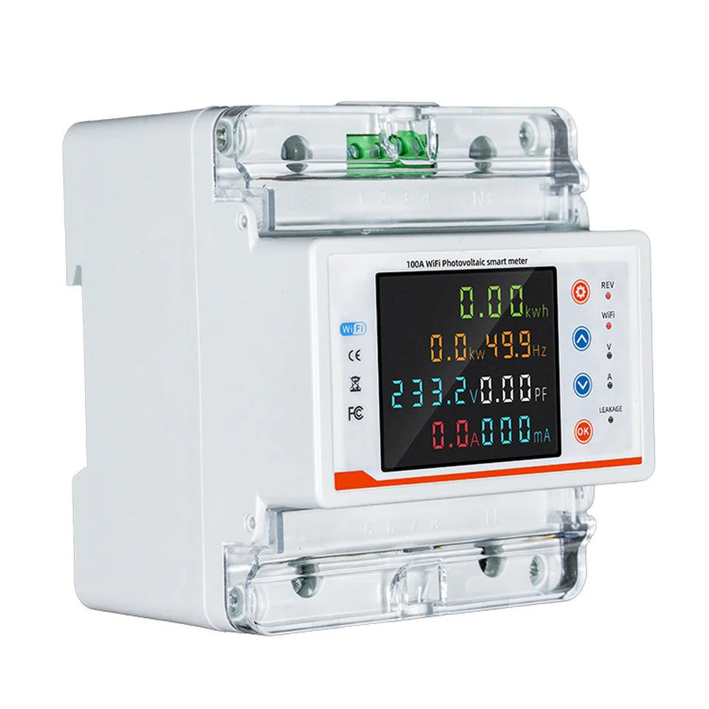 Smart WiFi Circuit Breaker: Color Screen, Remote Control & Comprehensive For Home Improvement  Test Measurement Tool Accessory
