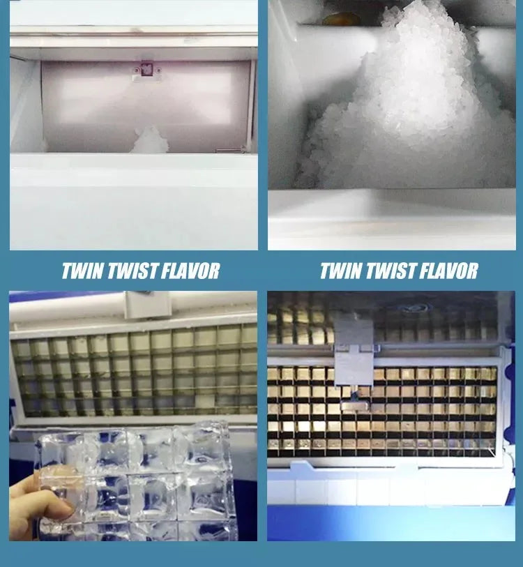 Custom Ice Making Commercial Machine Industrial Ice Cube Maker High Output Ice Cube Making Equipment