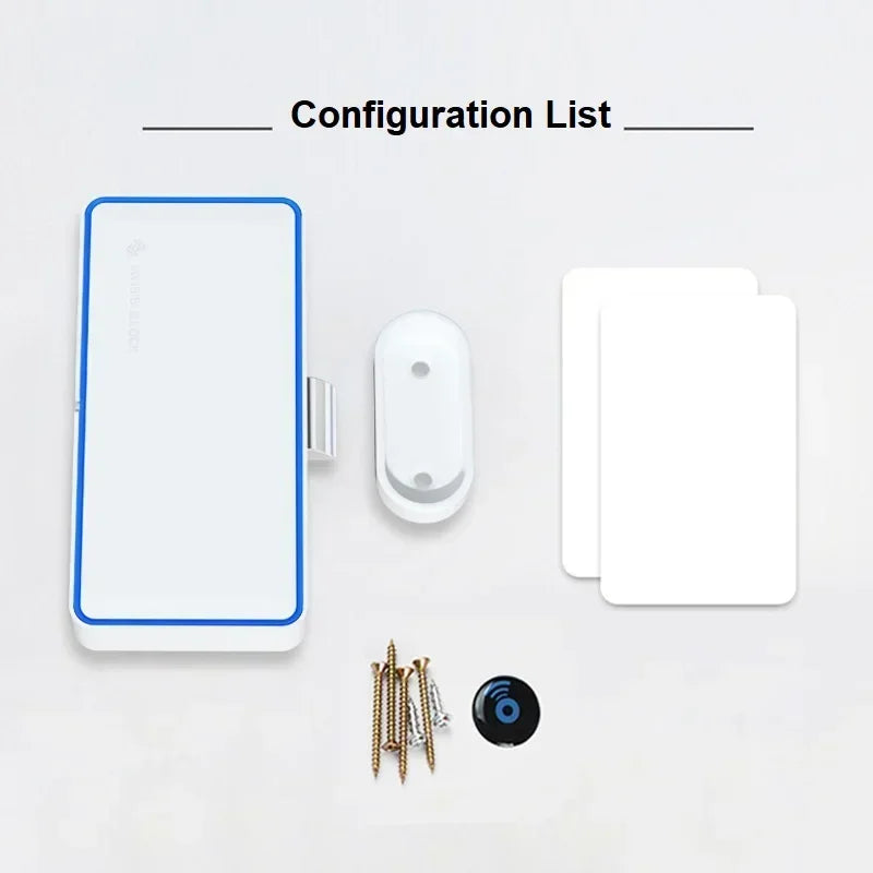 Smart Cabinet Lock Invisible Drawer Lock Electronic Locks for Lockers RFID Lock Smart Furniture Sauna Locker Drawer Locks