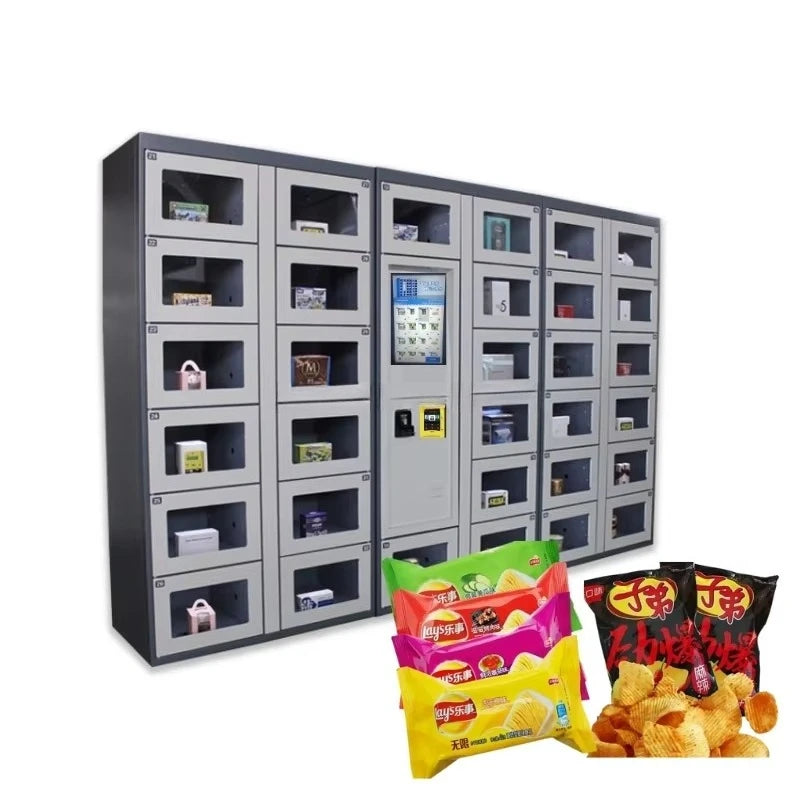 Customized Smart Lockers Vending Machines Sell Fresh Eggs, Vegetables, Fruits, Smart Electronic Lockers