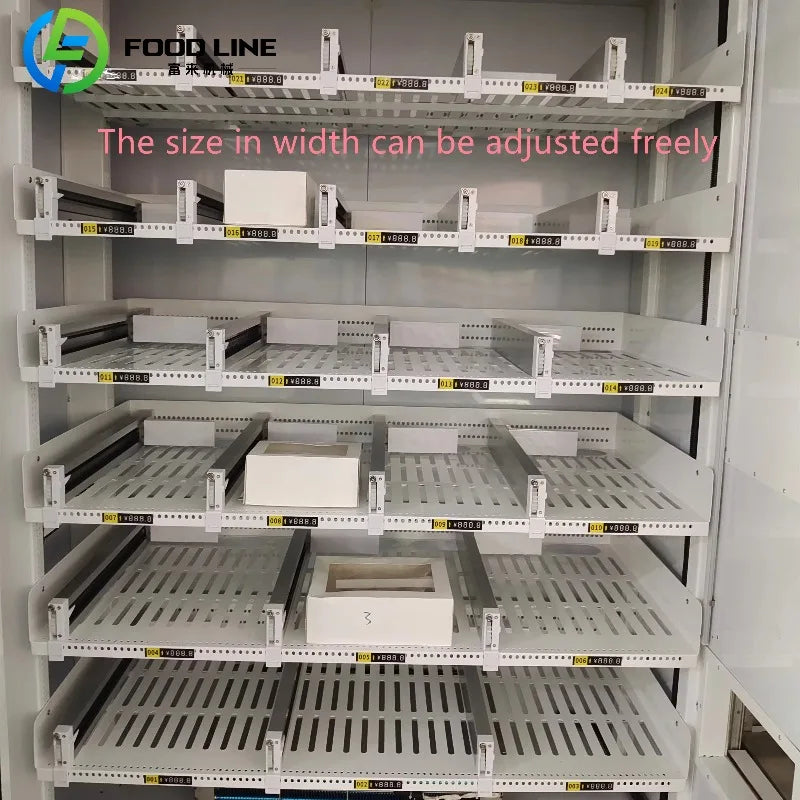 Custom Automated Hot Food Vending Machine for Business Commercial Self Service Hot Meal Vending Machine with Touch Interface