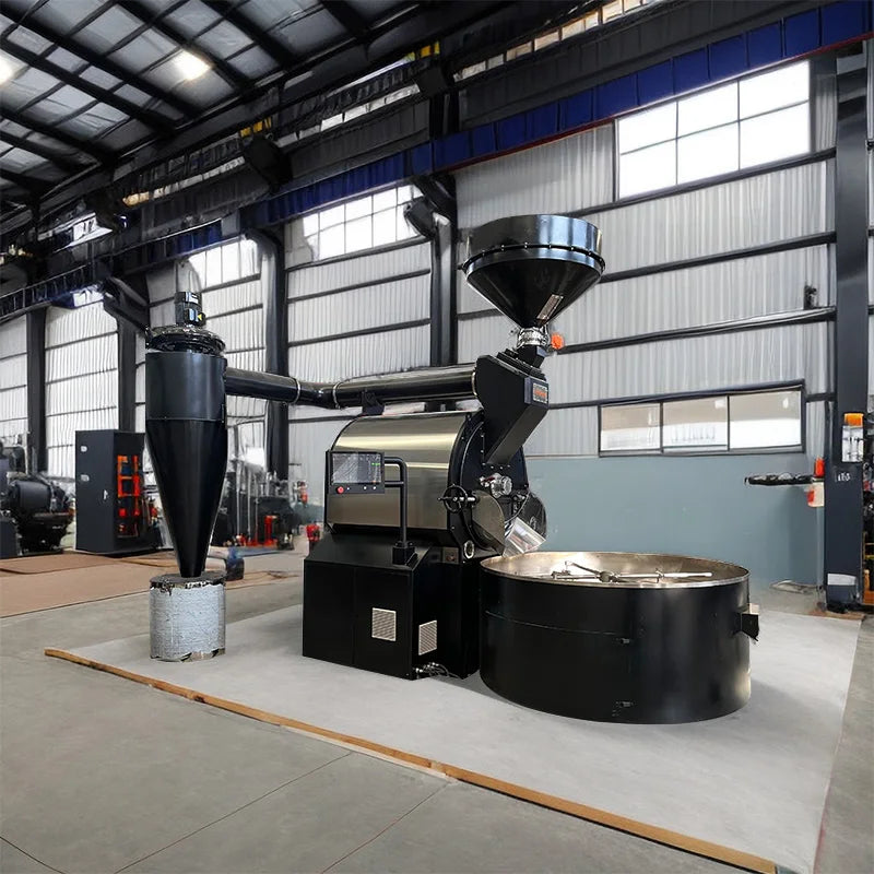 60kg Commercial Coffee Roaster High Speed Cooling Function FL Model Customized For Specialty Coffee Bean Processing Factory