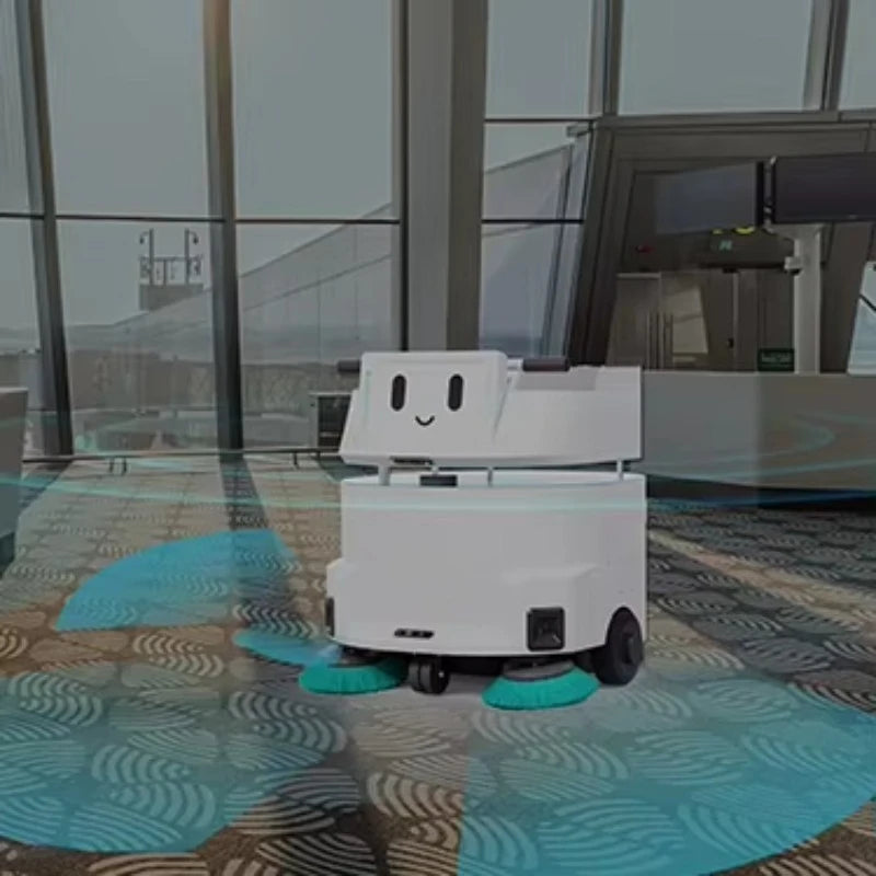Customized Intelligent Eco-Friendly Dry Cleaning Robot Commercial Waterless Floor Dusting Automated High-efficiency Unit