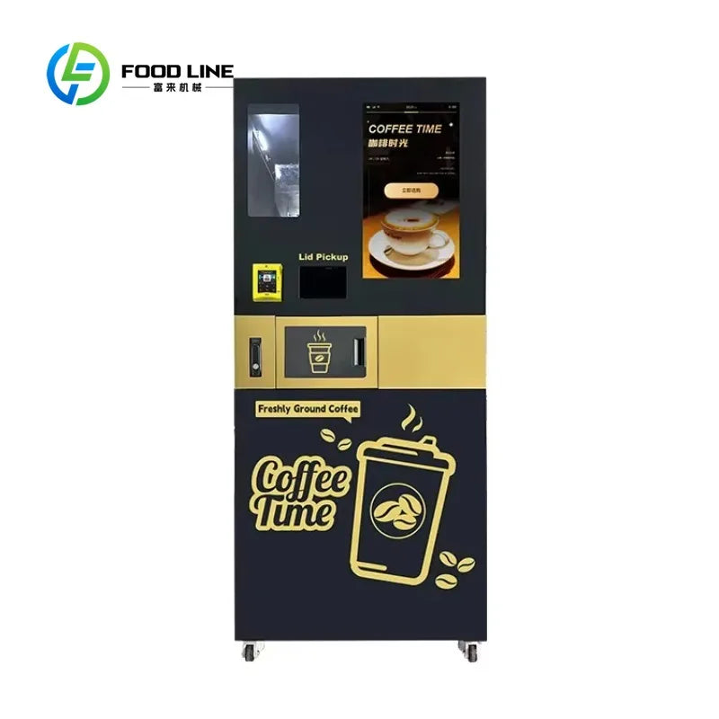 Wholesale Customized Full Automatic Smart Coffee Maker Vending Machine Commercial Operated High Efficiency