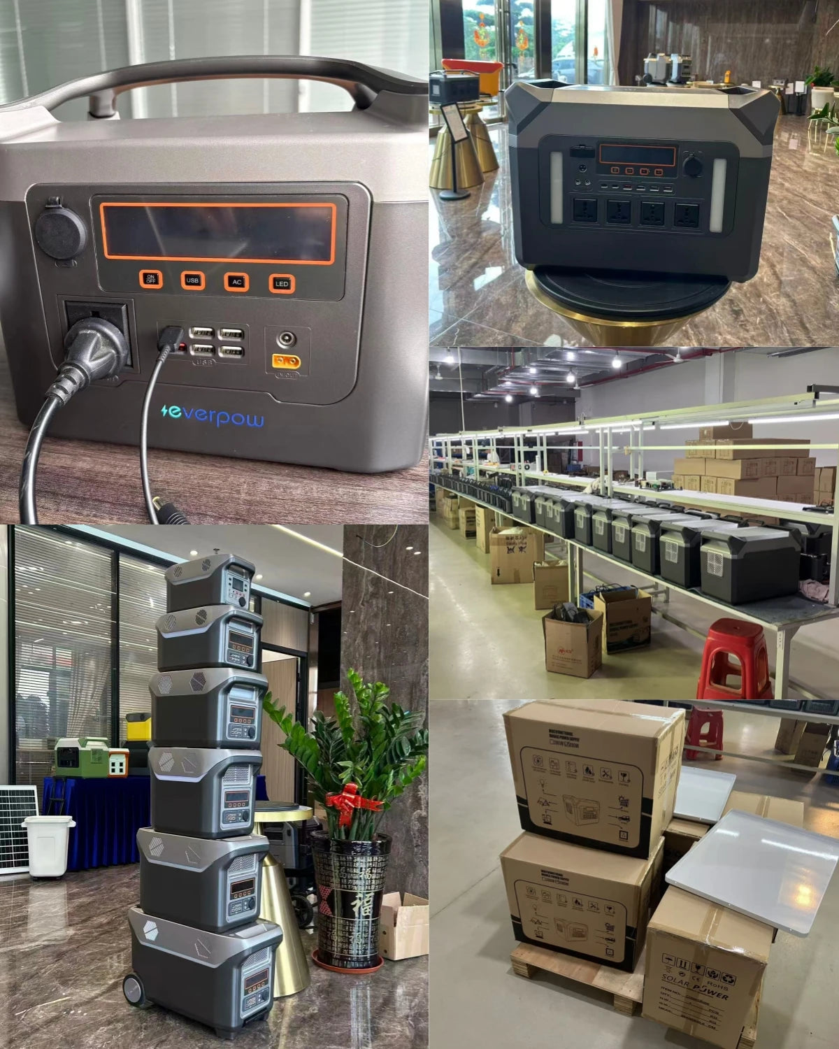 3000W Portable Power Station LiFePO4 Battery Solar Generator Power Bank Outdoor Camping Emergency Energy Storage Power Supply