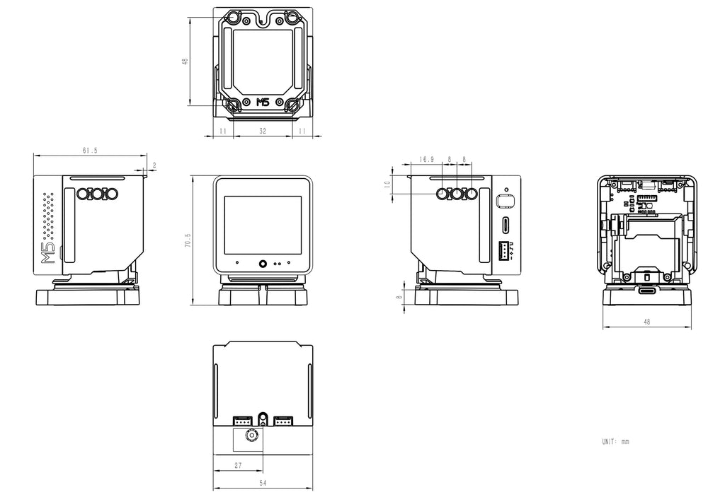 M5Stack StackChan Smart Robot human-computer interaction Robot Nine-axis attitude sensor ESP32-S3 240MHz dual-core processor