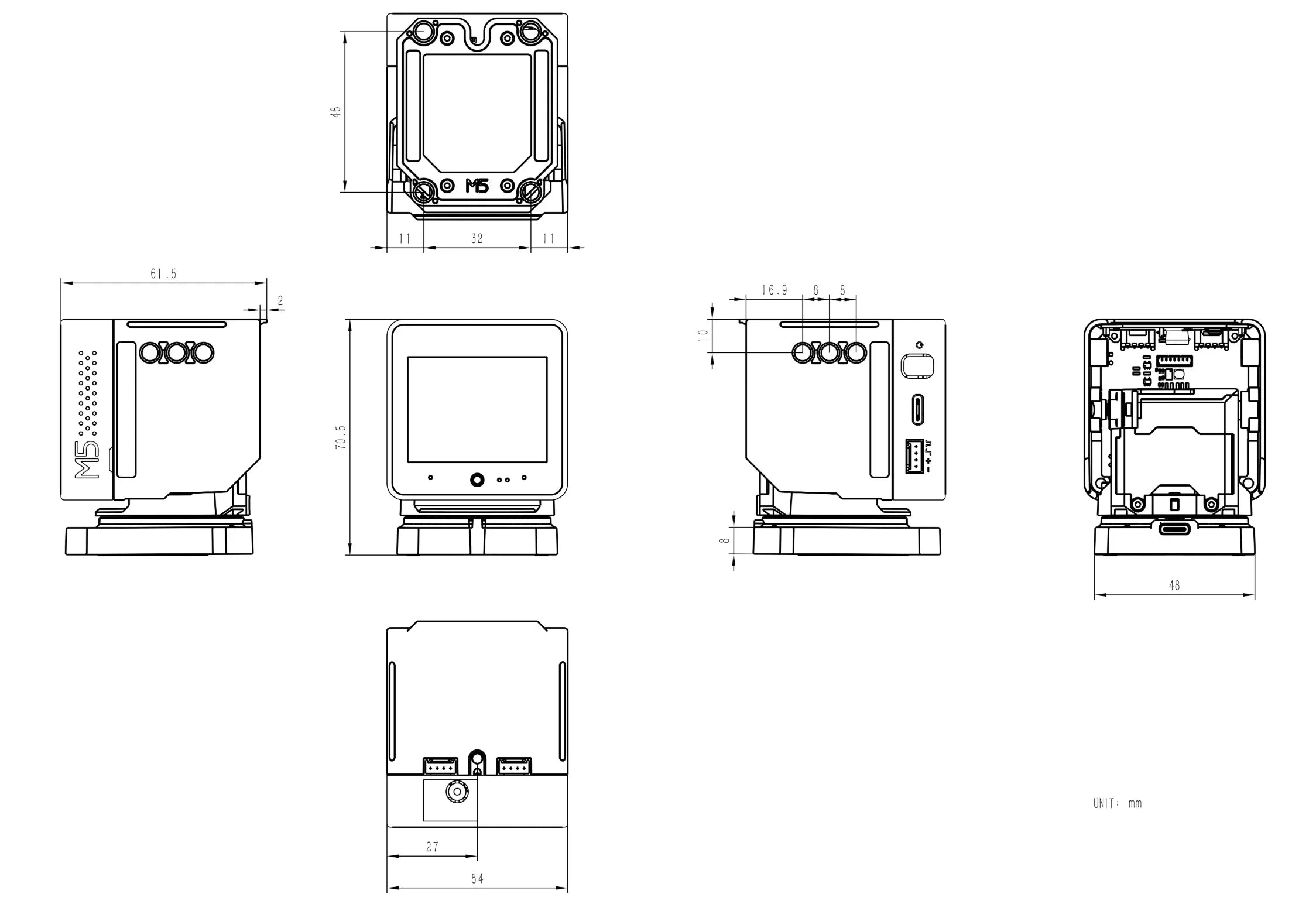 M5Stack StackChan Smart Robot human-computer interaction Robot Nine-axis attitude sensor ESP32-S3 240MHz dual-core processor