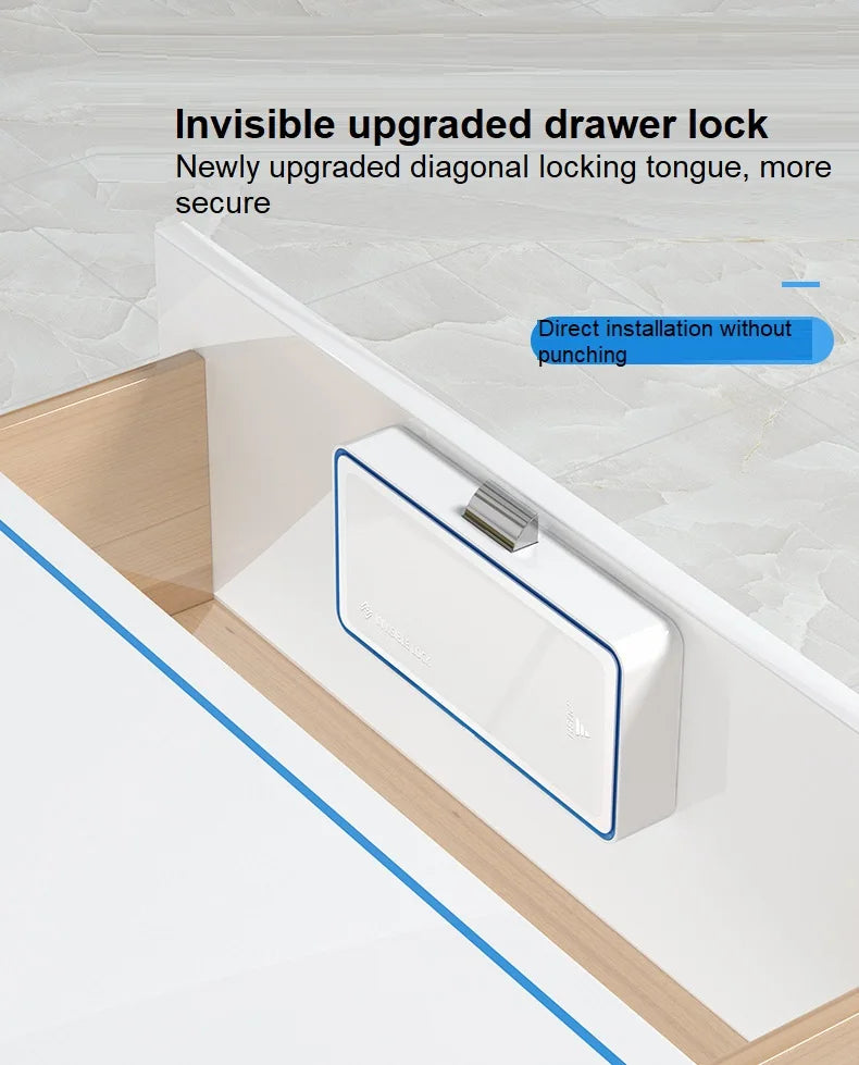 Smart Cabinet Lock Invisible Drawer Lock Electronic Locks for Lockers RFID Lock Smart Furniture Sauna Locker Drawer Locks