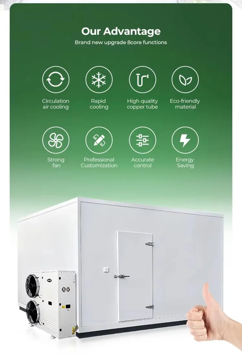 Smart Customized Automated Logistics Cold Storage with Intelligent System Refrigeration Chamber