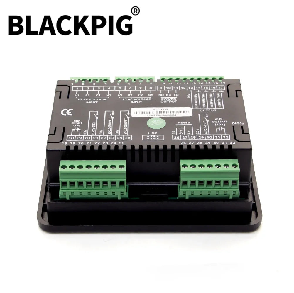 HAT363C SmartGen ATS controller Generator Dual Power Automatic Switch Control Module With RS485 Isolated Communication Port