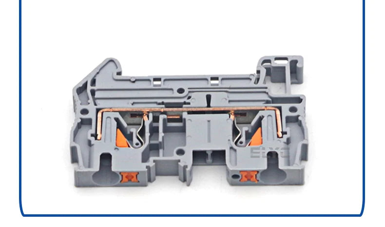 PT4 Push-In Terminal Block Spring Connection Feed-Through Screwless PT-4 Wire Electrical Connector Din Rail Terminals PT 4