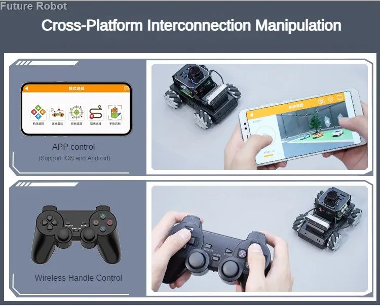 Hiwonder Raspberry Pi 5 Robot Car MentorPi M1 Ackerman/Mecanum-Wheel Depth Camera ROS-HUMBLE Support SLAM and Autonomous Driving