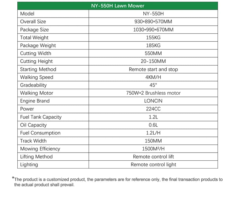 Customized Small High Power Remote Control Robot Lawn Mower CE EPA Approved Free Snow Shovel for Home Garden