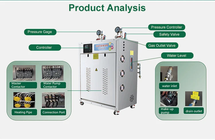 Customized Automatic Generator Steam Boiler Electric Industrial Provided Energy Saving Vertical Steam Generator 192Kw