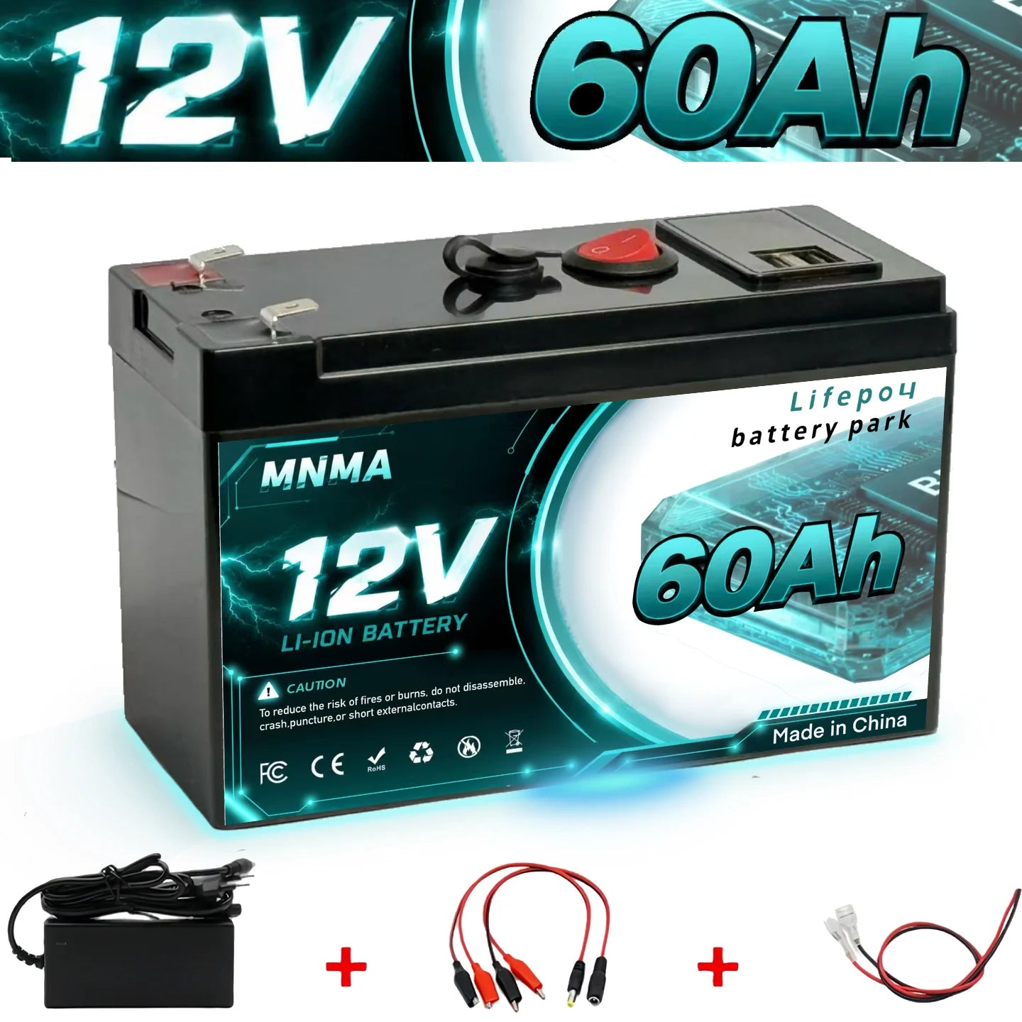 Household Energy Storage Power Supply 12.8V 150Ah LiFePO4 Battery for Household Children's Toy Cars Solar Energy Storage