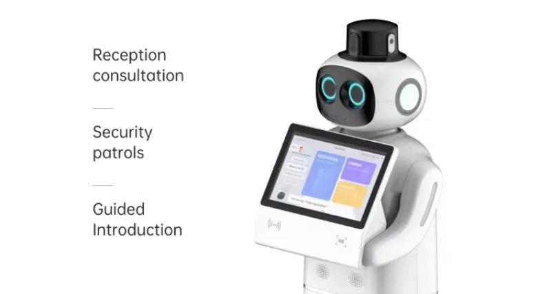 Commercial AI Greeting Reception Robot - Customized Factory Humanoid Guiding Welcome Automatic Service Robot