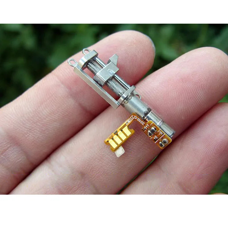 Precision Planetary Deceleration Mini Push Rod Motor 5V DC Screw Slide Stepper Long Linear Actuator with Ball Bearing