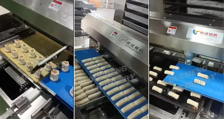 High Technology Good Deals Oucheng High-Capacity 4-Row Multifunctional Bread Production Line for Commercial Bakeries