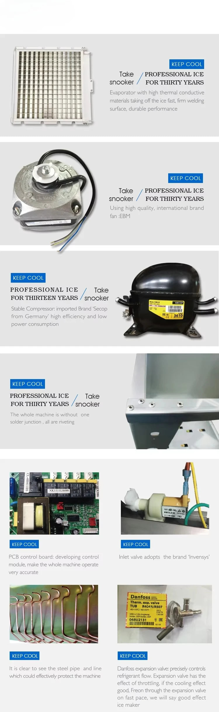 Customized Factory Commercial Ice Making Machine for Business