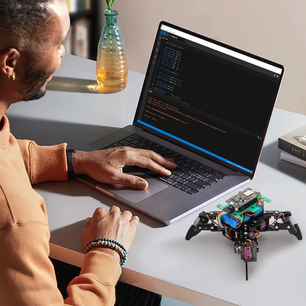 Spider Robotic Kits for Arduino Programming Professional ESP8266 Automation Robot Complete Educational Learning Electronic Kit